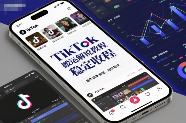 TikTok搬运解说教程,稳定收益,操作简单易懂,批量可做,持续稳定